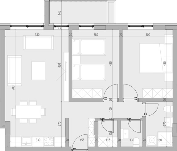 Apartamento à venda - 82,9 m² | pela butrinti group em Arbëria