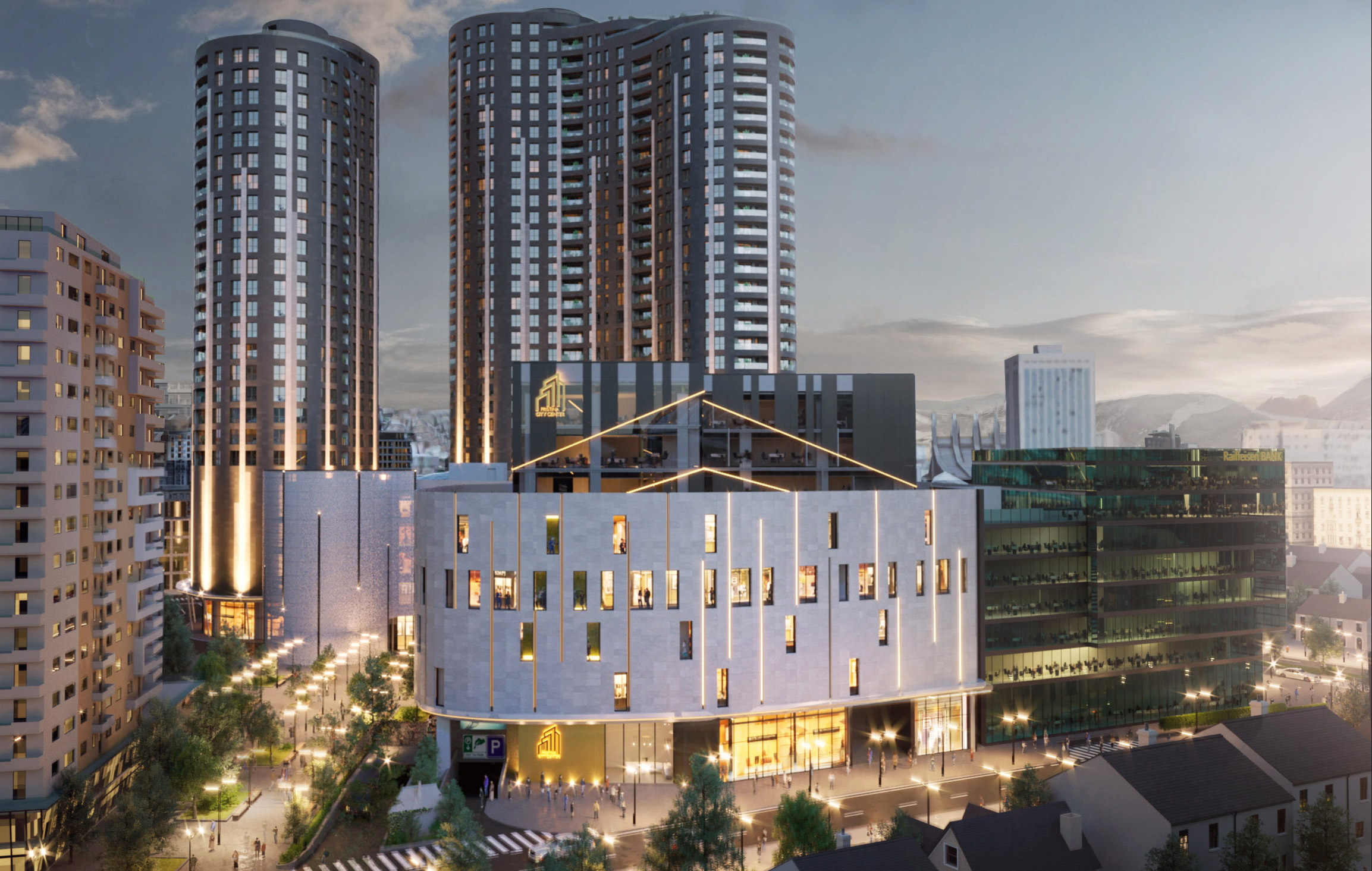 Apartamento en venta – 158,0 m² | west tower, 14º piso, centro de Prishtina – Pejton