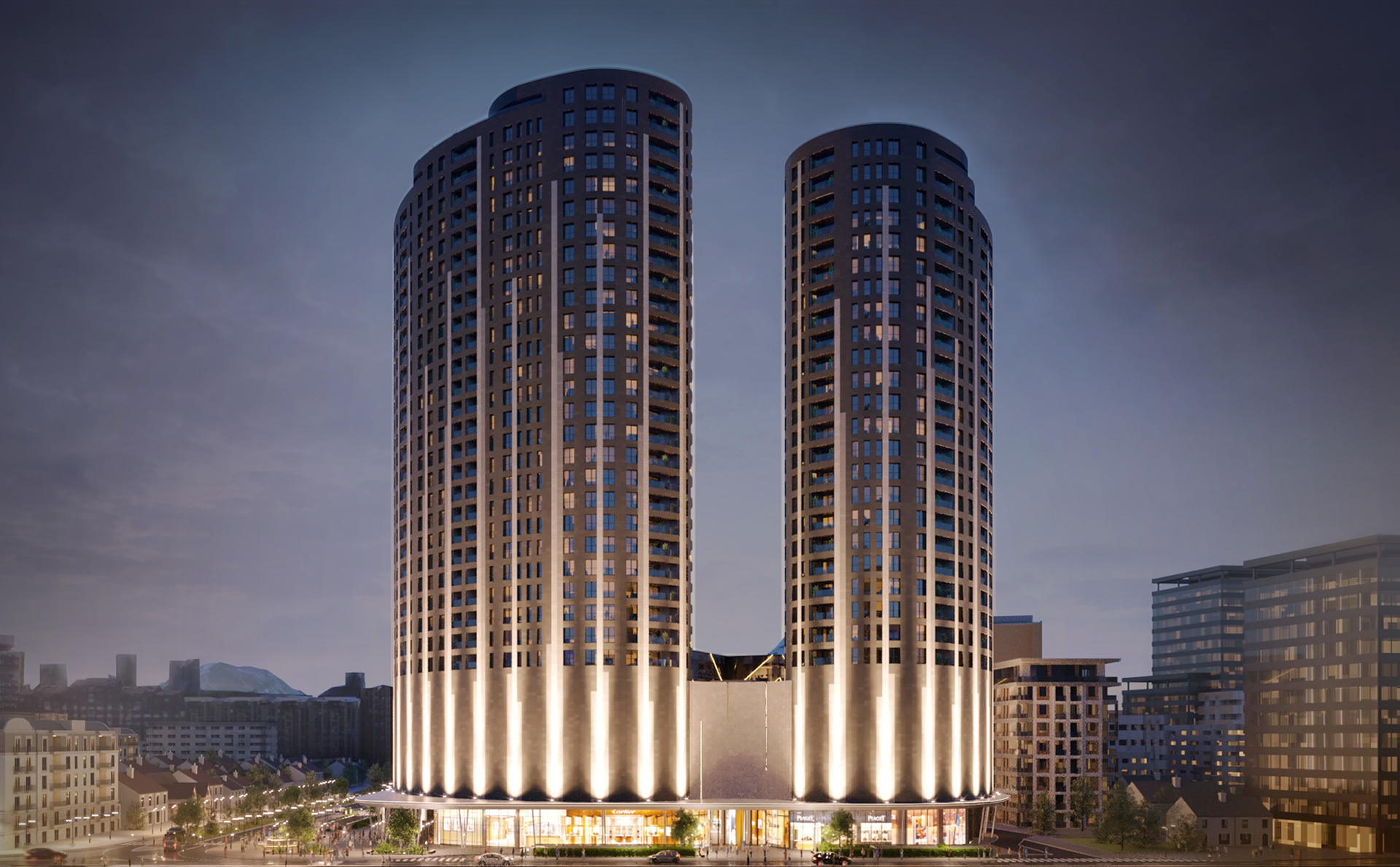 Apartment for sale – 158.0 m² | west tower, 13th floor, Prishtina city center – Pejton