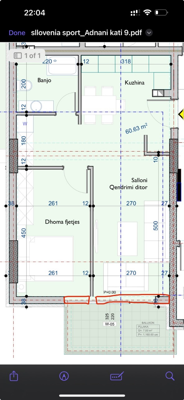 Apartment for sale – 60 m² | 9th floor, muhaxherëve neighborhood, near slovenia sport – Prishtina