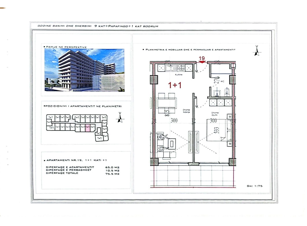 Exclusive apartment for sale – 75 m² | shëngjin