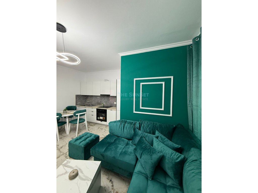 Apartment 1+1+abstellraum+parkplatz zum verkauf im gebiet von shkëmbi i kavajës