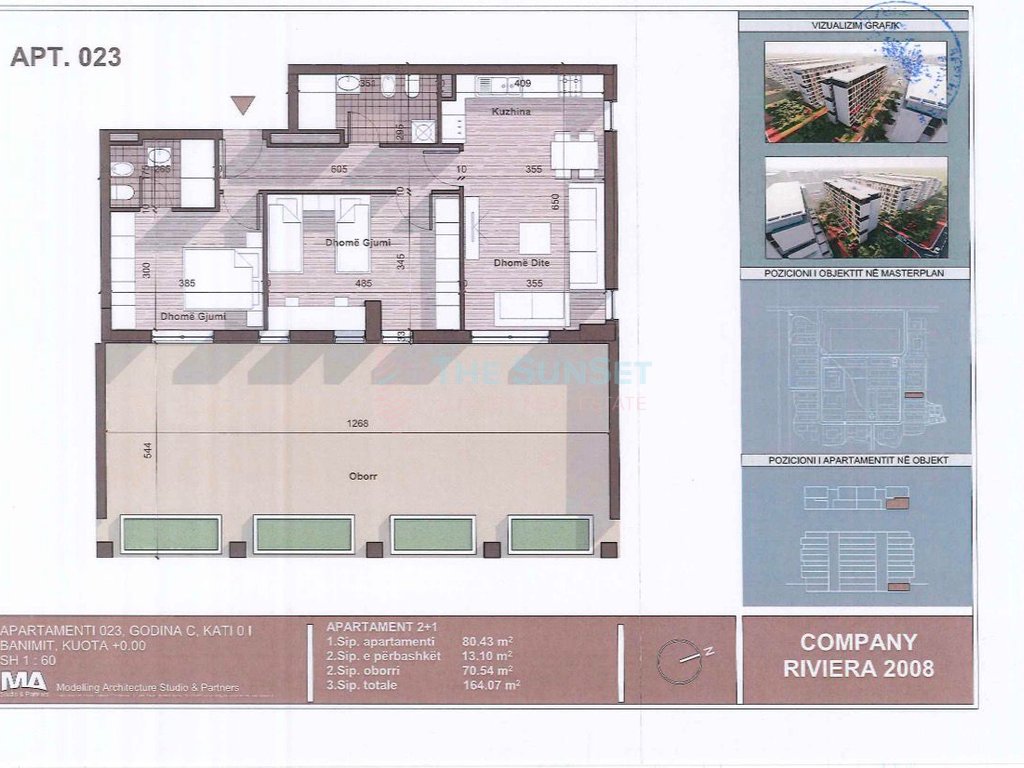 Appartamento 3+1 in vendita a univers city