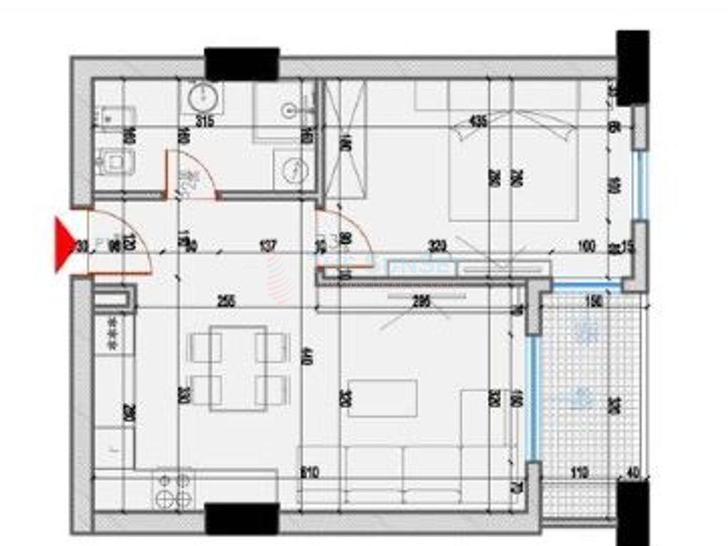 Wohnung 1+1 zum verkauf bei der paris gemeinde!