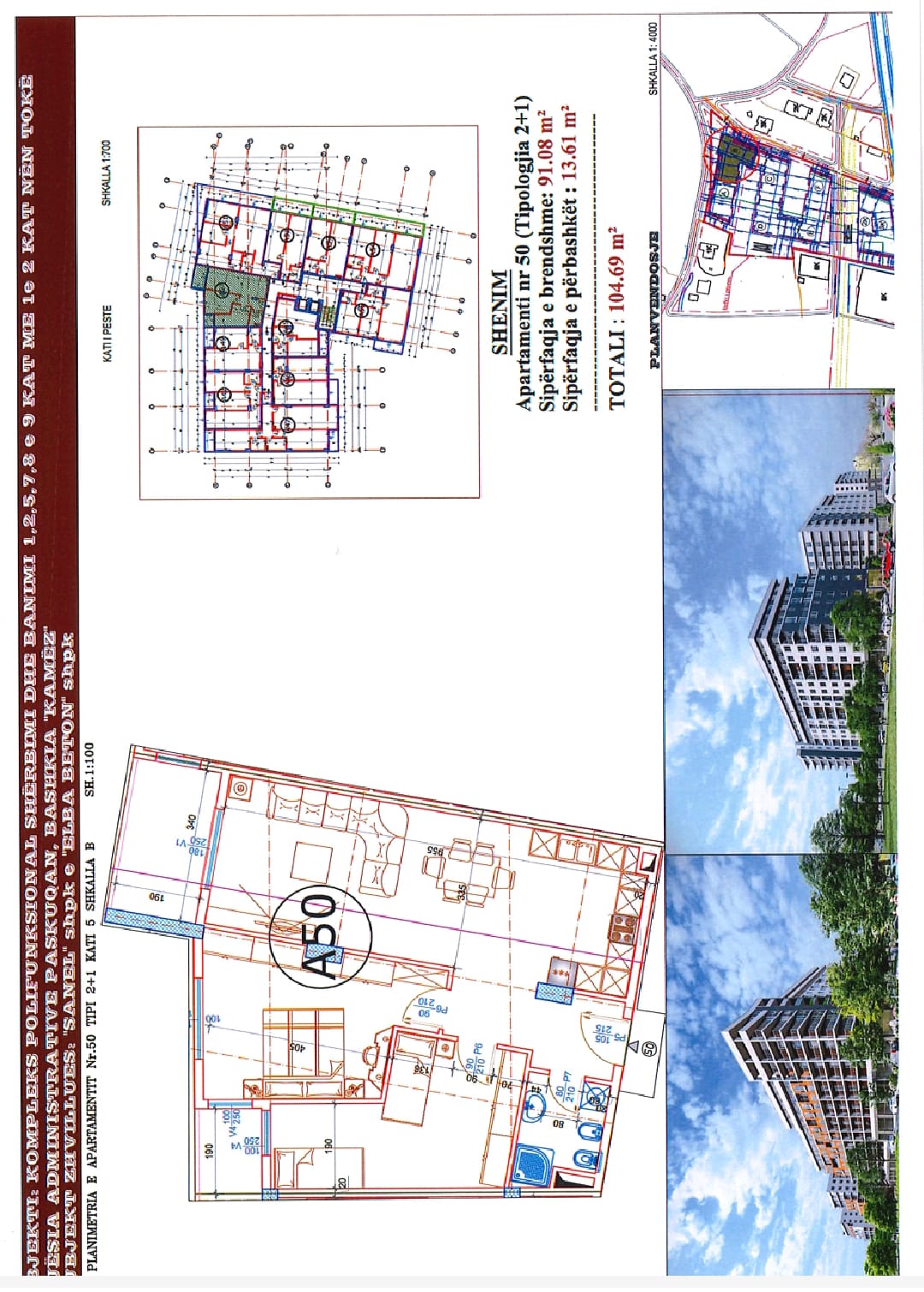 Vendita | appartamento 2 + 1 | paskuqan | €125.630