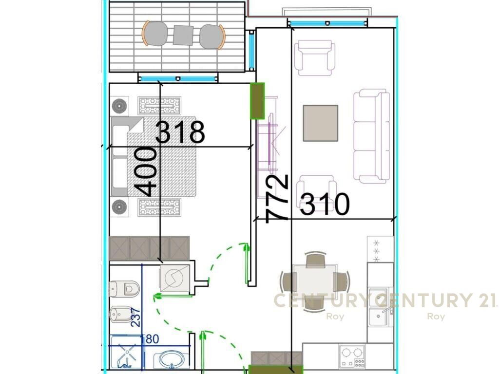 Apartament 2+1 per shitje ne golem !
