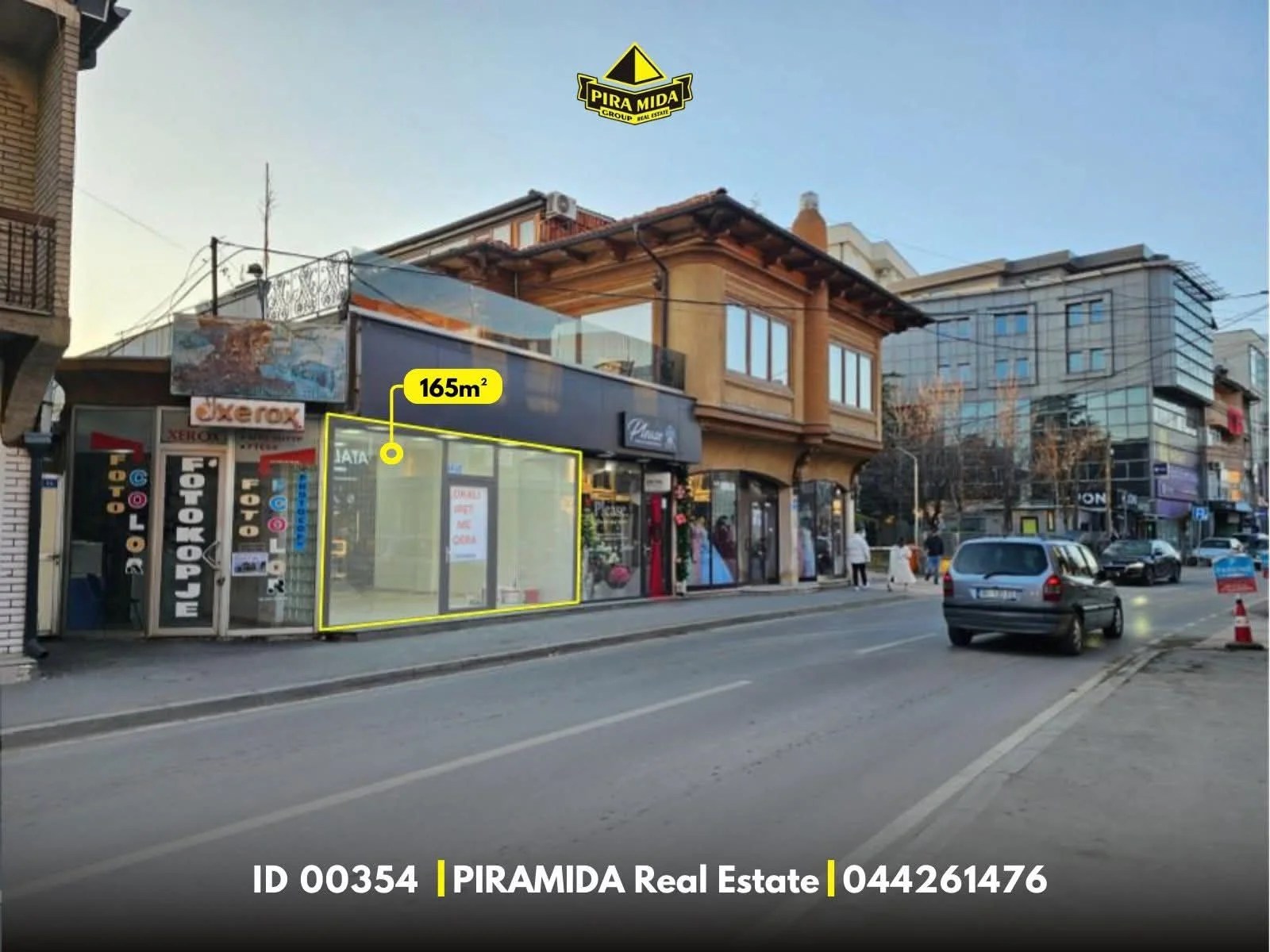 Lokal 165/m² zur miete im zentrum von Gjilan