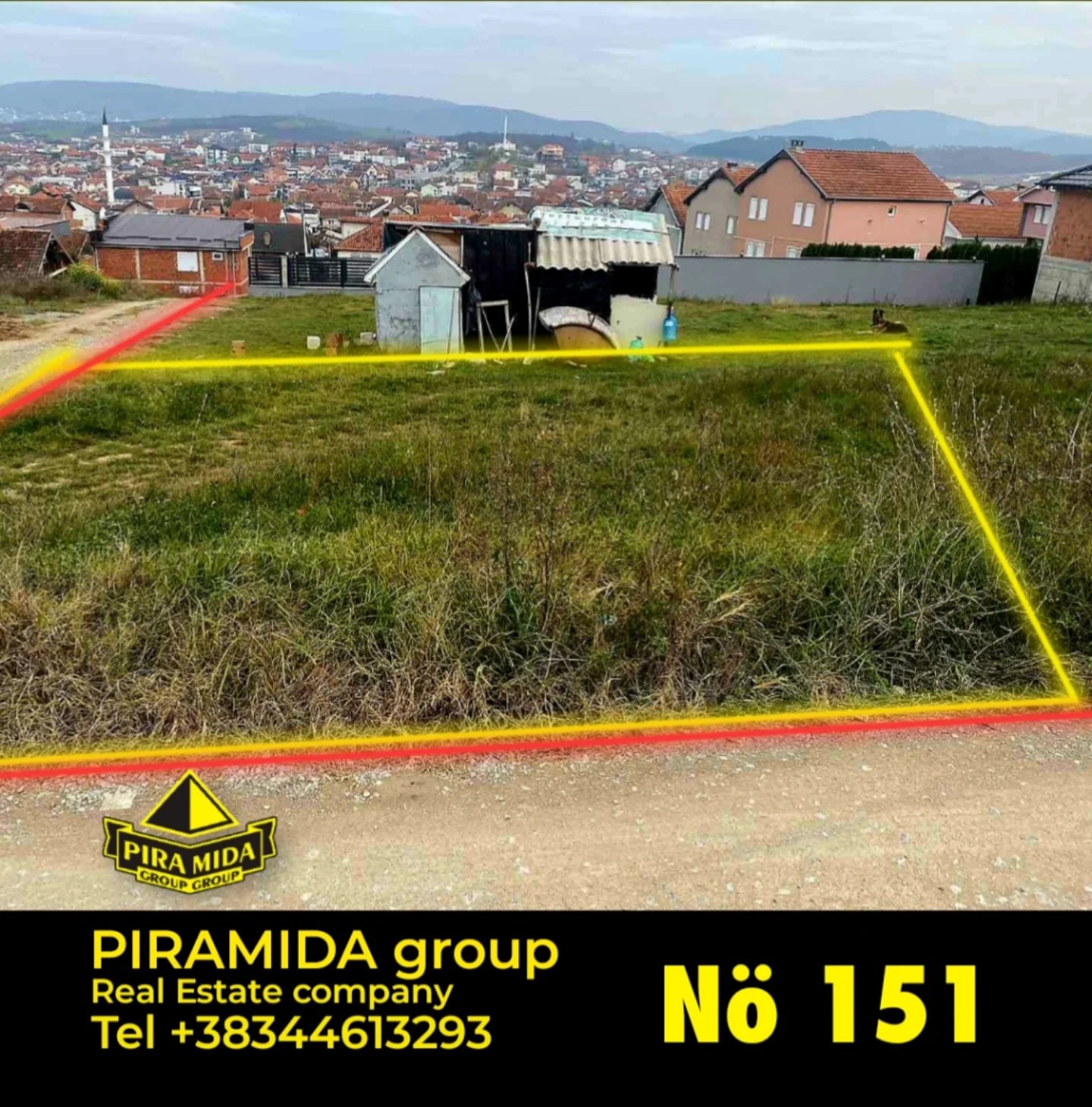 Vente terrain 5/ari sur bregu i dëgjuar à Gjilan