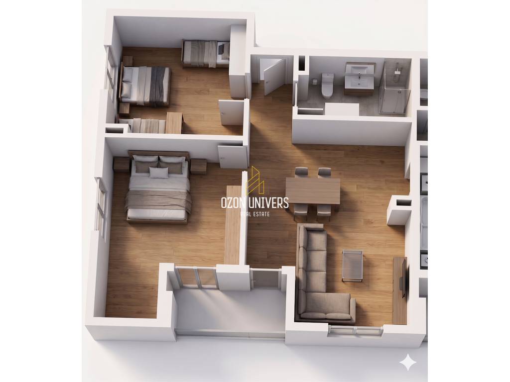 Apartamento 2+1 en venta en bulevardi nënë tereza, kamëz!