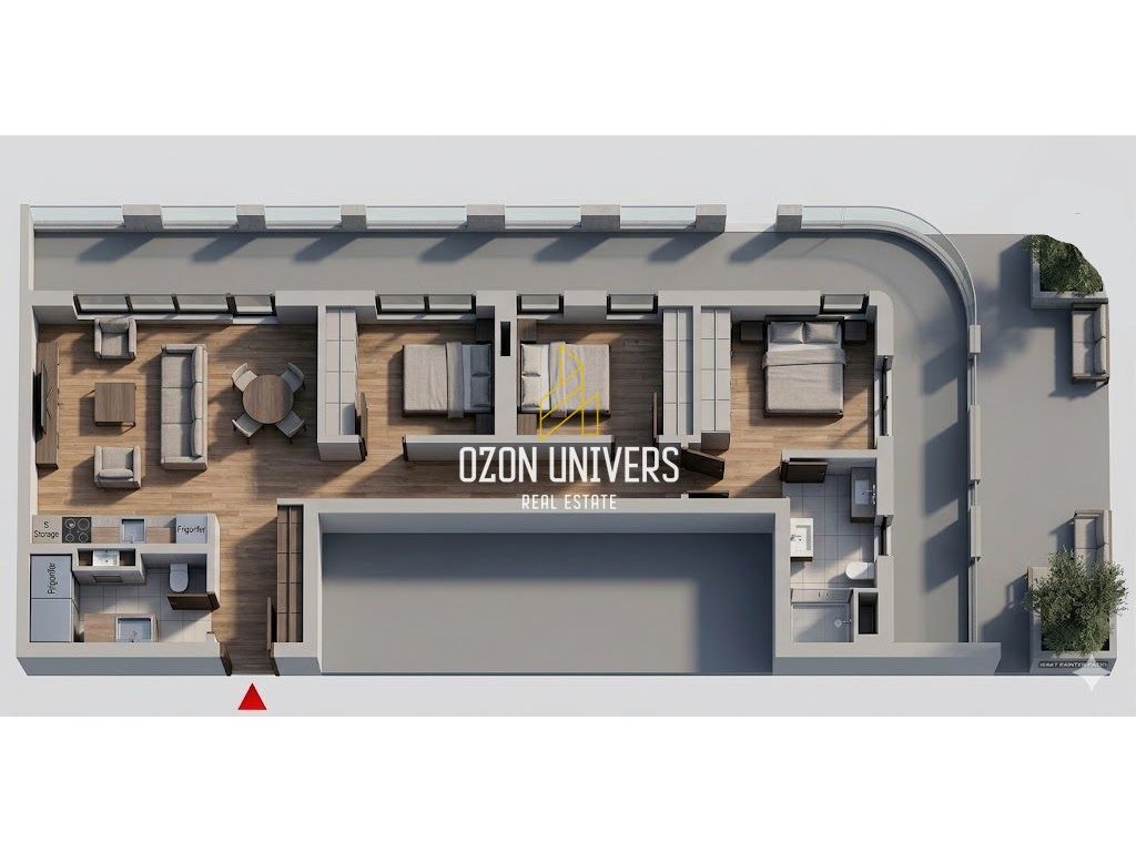 Apartment 3+1+2 zum verkauf bei one orikum bay, gegen den hafen!