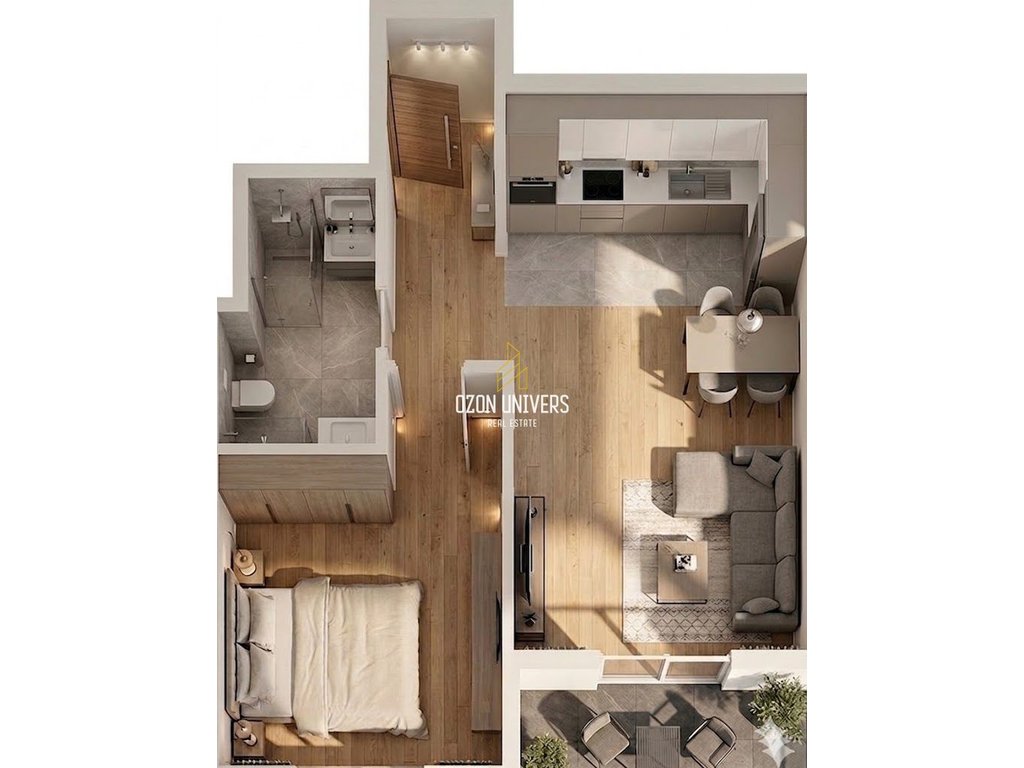 Appartamento 1+1 in vendita, bulevardi nënë tereza, kamëz!