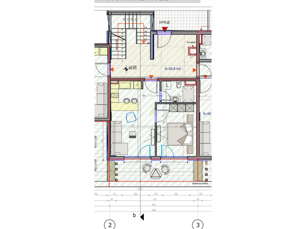 Apartment 1+1 for sale, near sofo duni, dhermi!