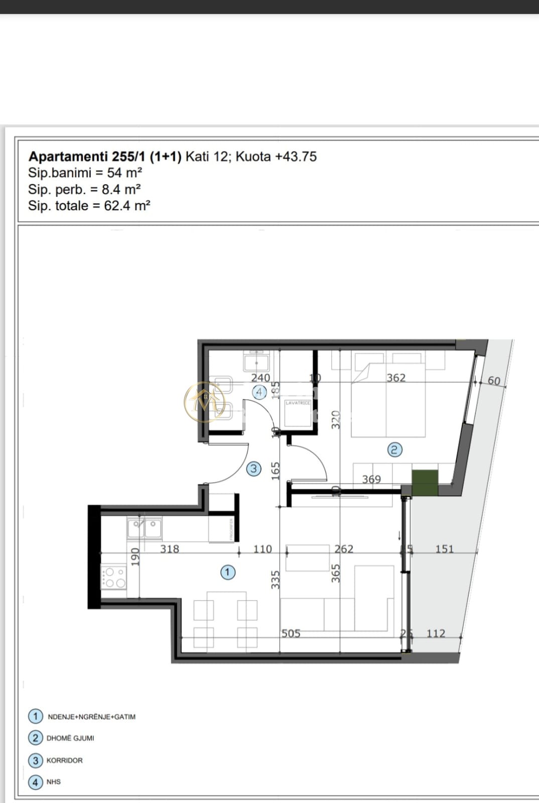 Vente | appartement 1 + 1 | Astir | 87 500 € (7)
