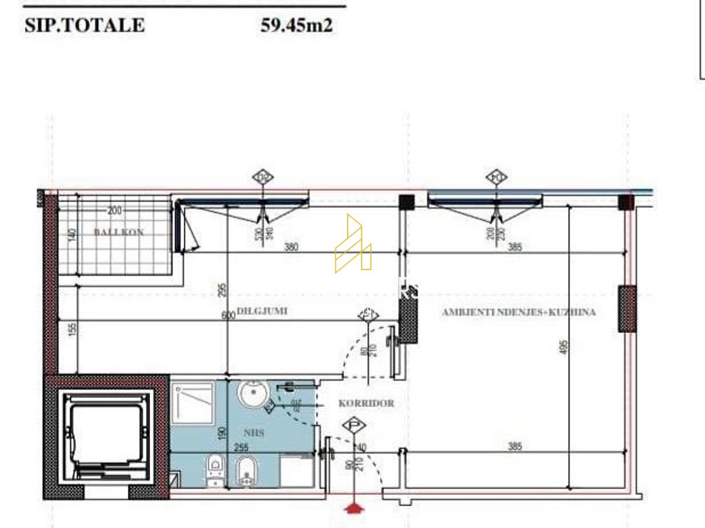 Apartment 1+1 zum verkauf, in don bosko