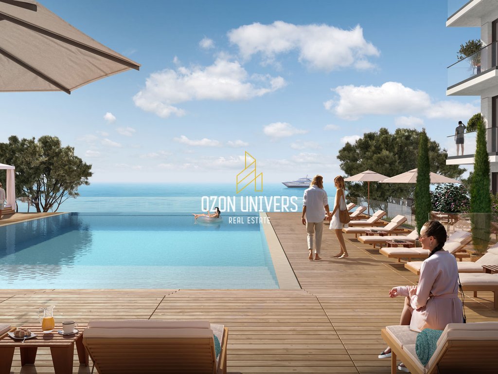 Apartamento 2+1+2 en venta, en beach views residence Durrës