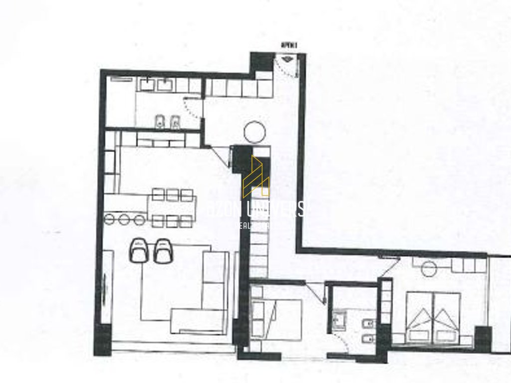 Okazion! Apartament 2+1+2 për shitje tek poseidon residence, lungomare, Vlorë!