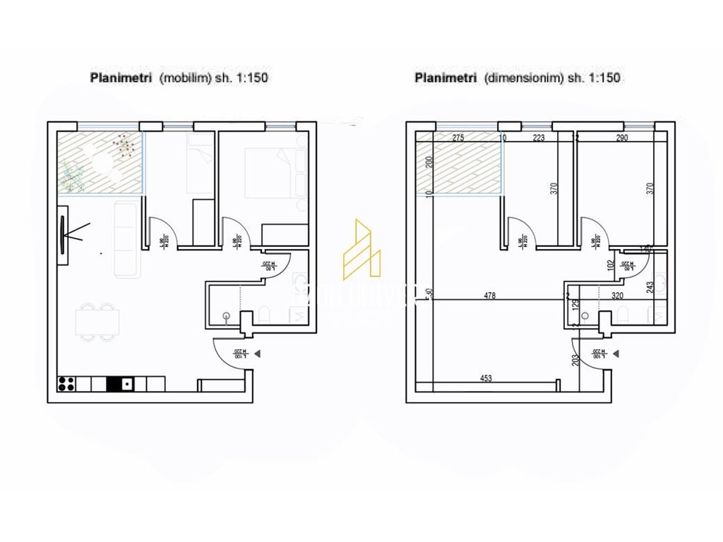 Apartamento 2+1 à venda no marina city park, Sarandë