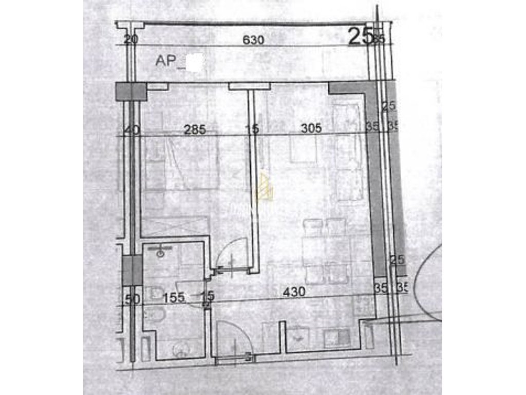 Apartment 1+1 zum verkauf im kompleksi viena, golem, Kavajë!