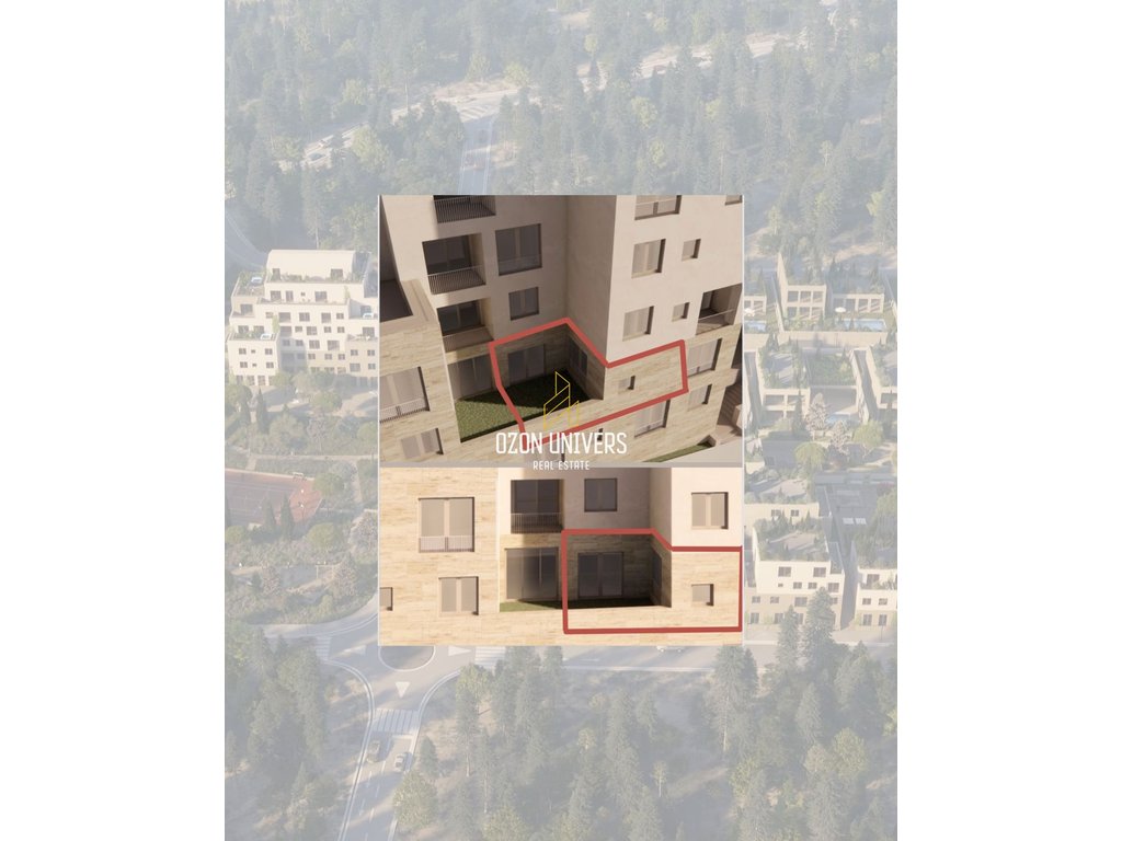 Apartament 1+1+verandë për shitje tek village square – Drimadhë!