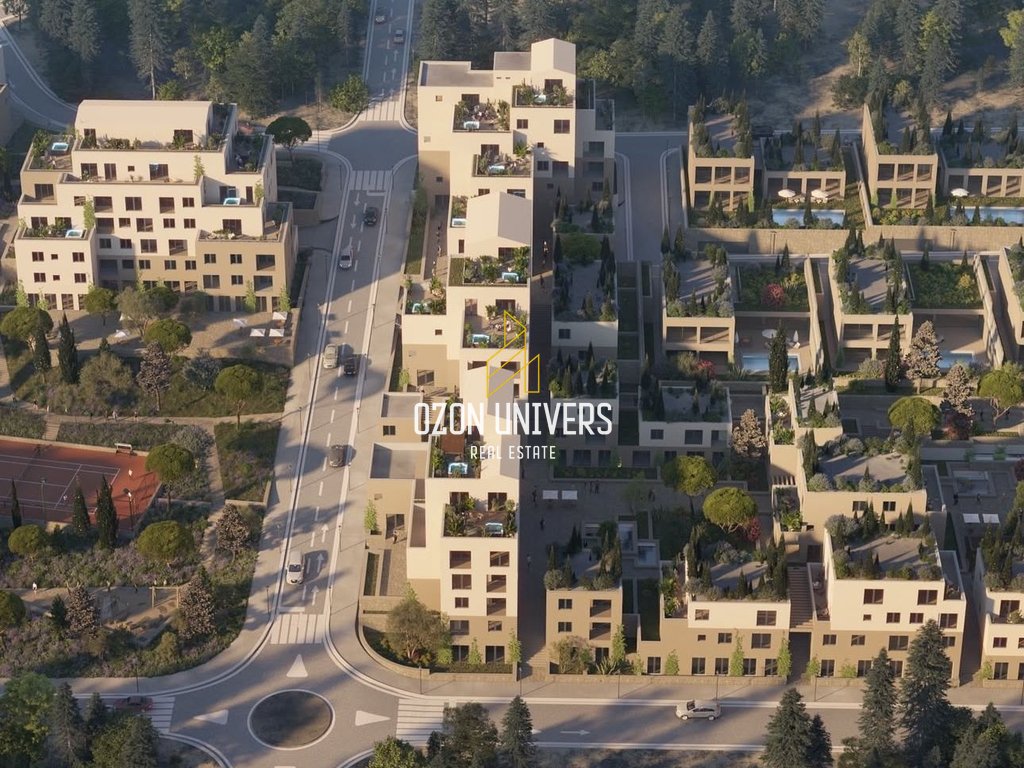Appartement 2+1 avec cour pour vente à village square – Drimadhë, prix claring!