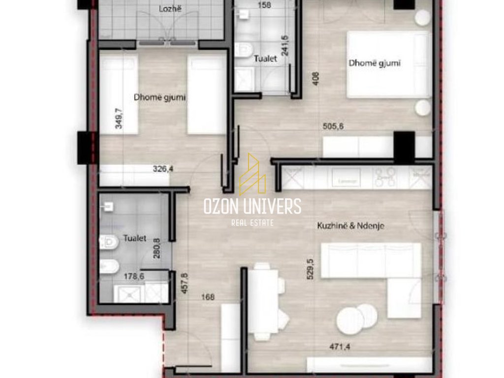 Apartamento à venda 2+1+2, splendor residence, porcelana!