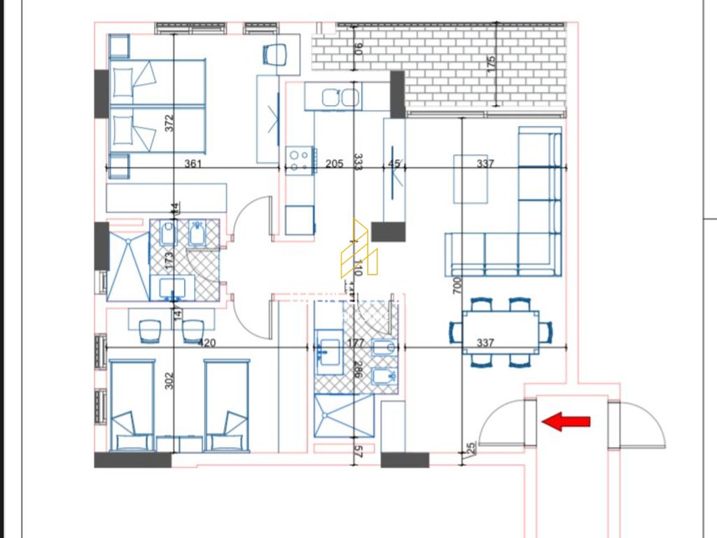 Apartament 2+1 për shitje në orikum – Ndërtim i ri, gati për banim