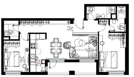 Shitje | apartament 2 + 1 | fresku | 163850 €