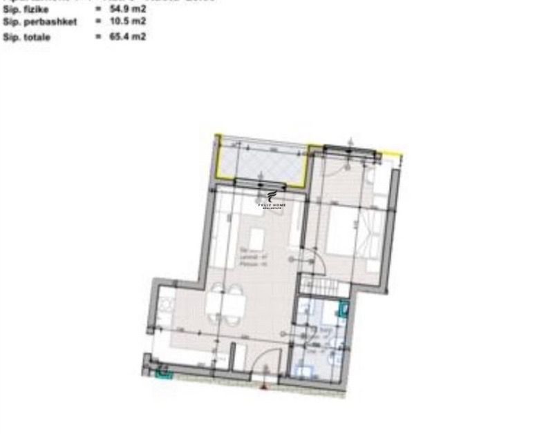 Apartamento 1+1 à venda 75.000 euros