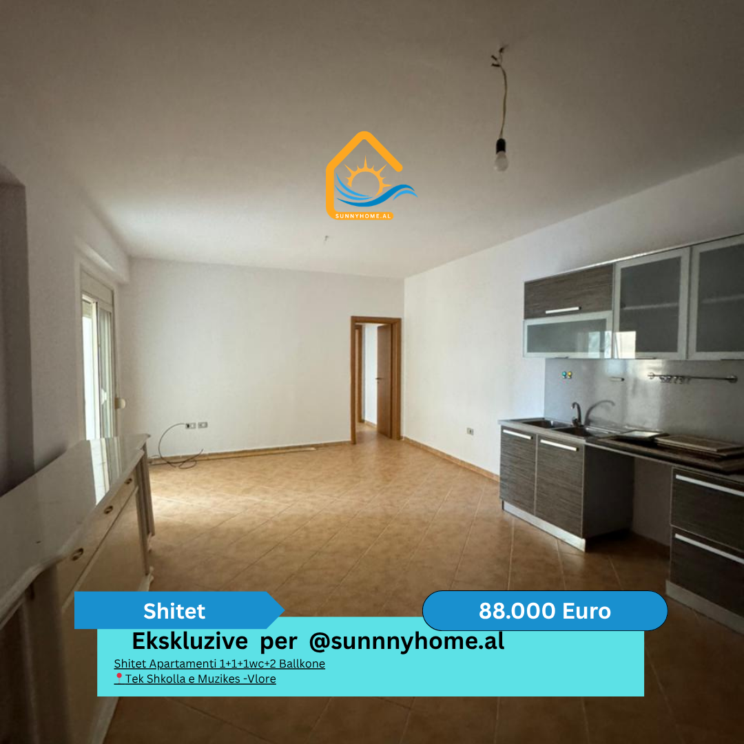 ‼️ exclusive on @sunnyhome.al ‼️ private house for sale 2+1 + 1 wc + 1 balcony (land + building) fabrika e tullave – Vlorë price: 175,000 euros
