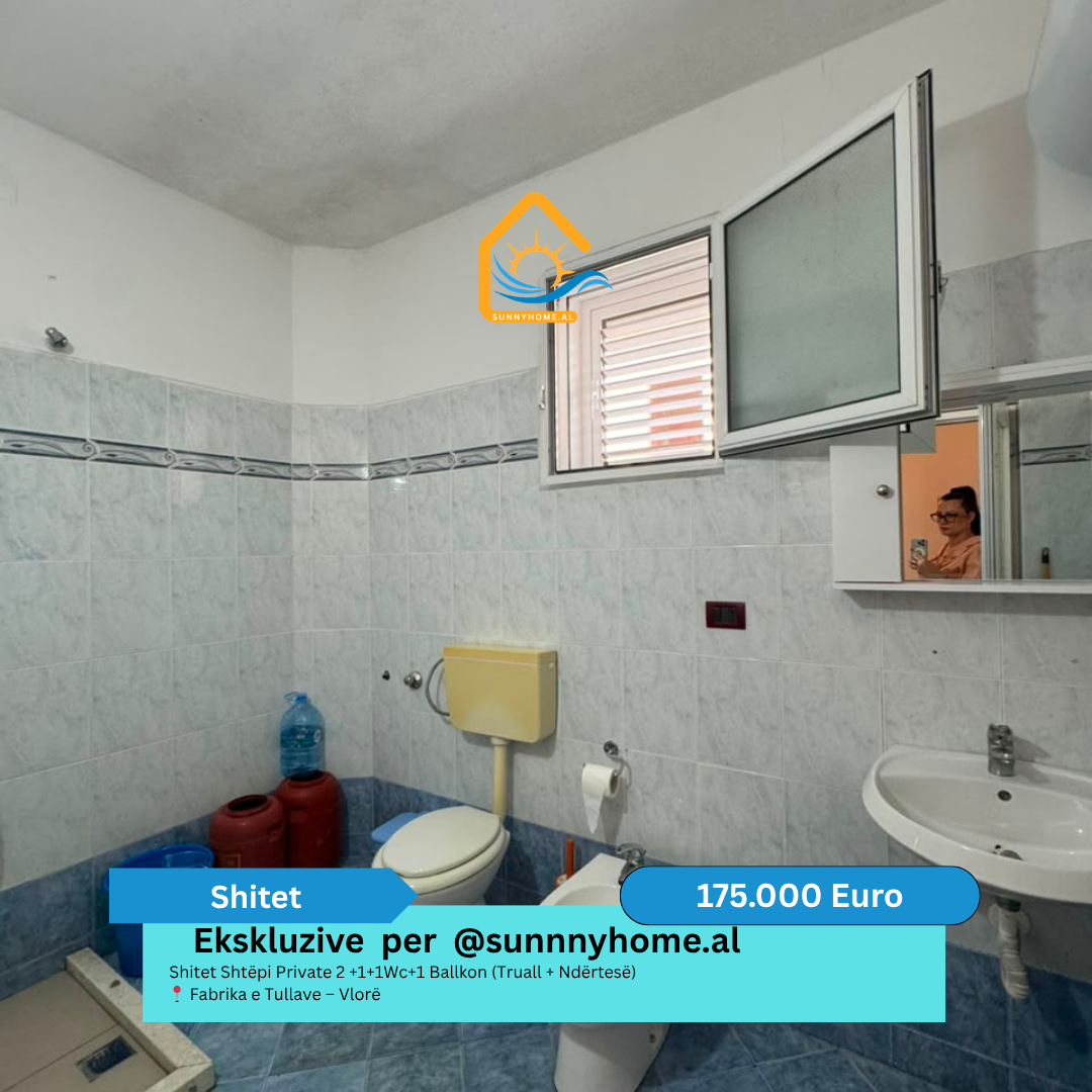 ‼️ exclusive on @sunnyhome.al ‼️ private house for sale 2+1 + 1 wc + 1 balcony (land + building) fabrika e tullave – Vlorë price: 175,000 euros