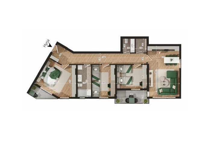 Apartamento de 127,75m² para #venda em Mati 1 (2)