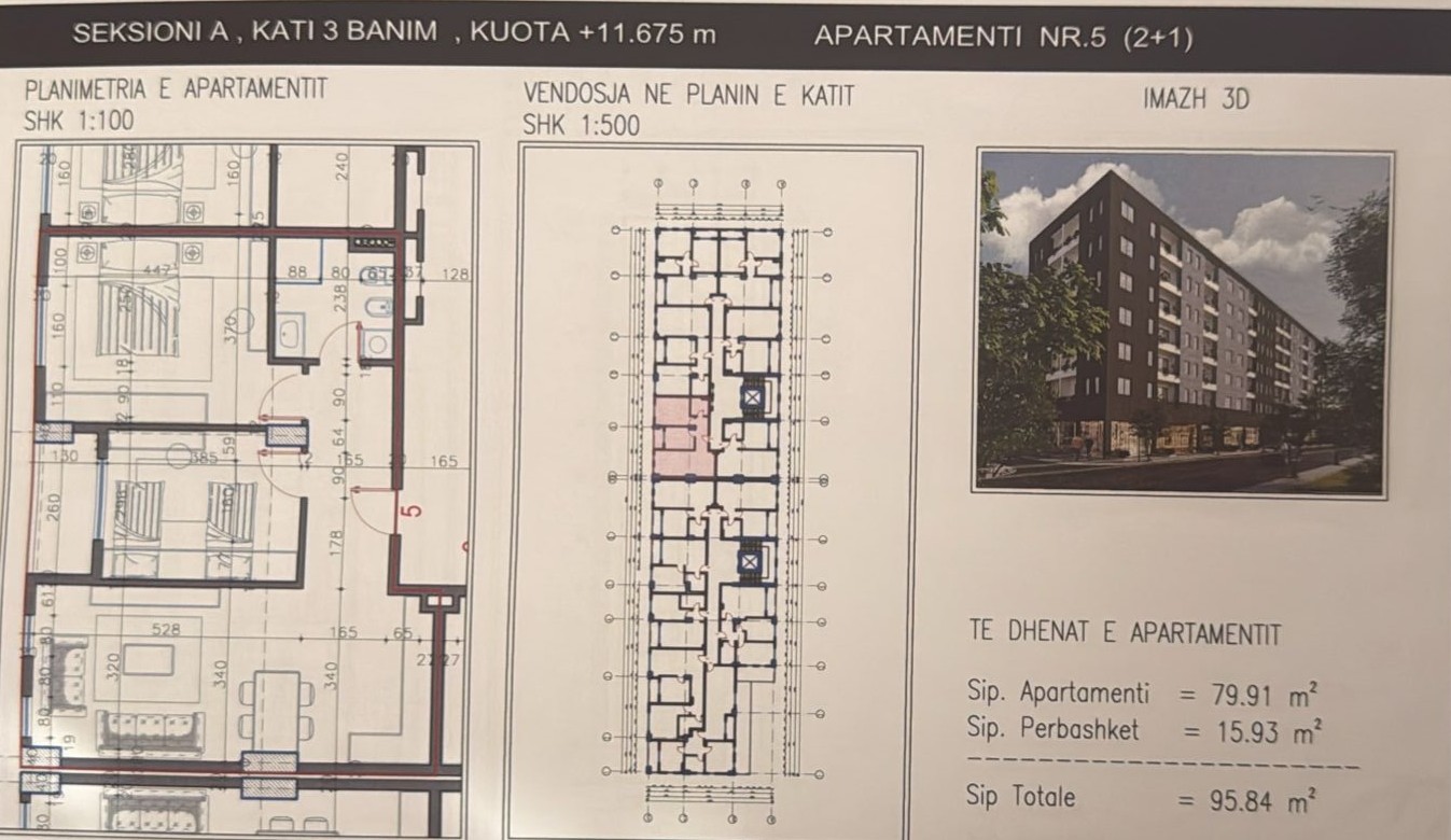 Vente | appartement 2 + 1 | paskuqan | 115 000 €