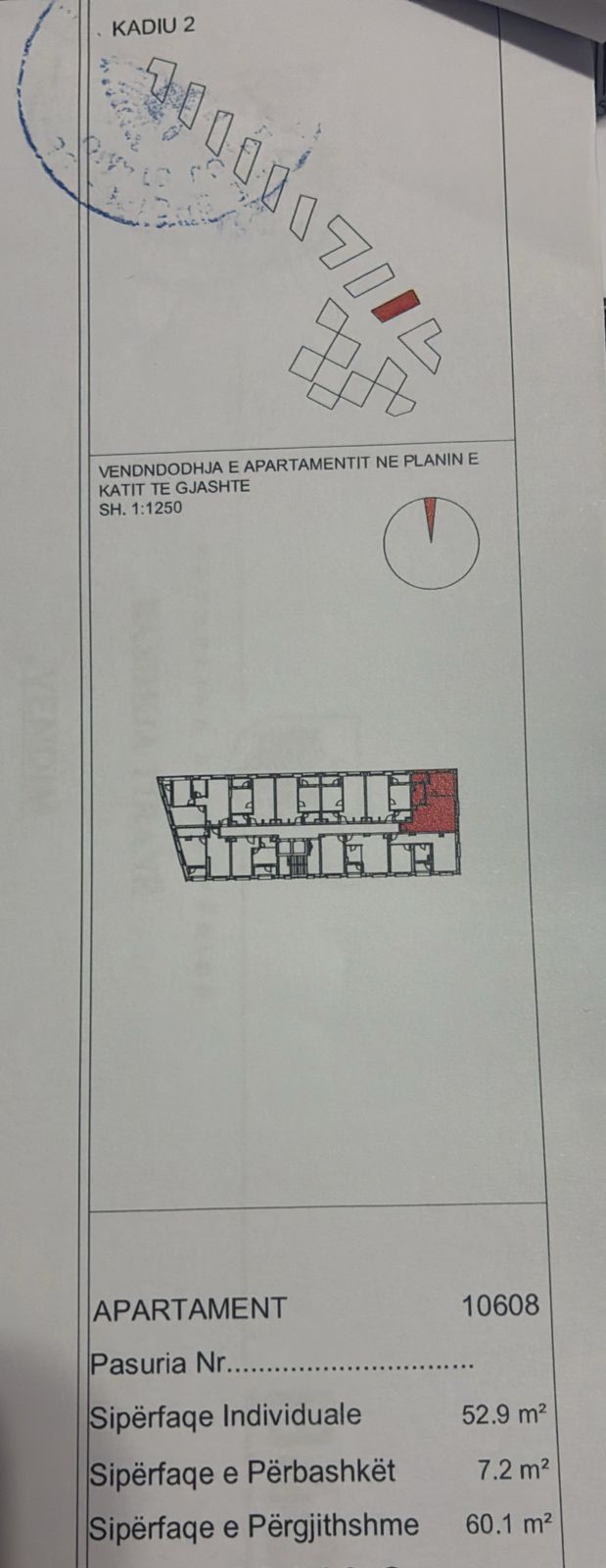 Vente | appartement 1 + 1 | rruga pasho hysa | 96 000 € (2)