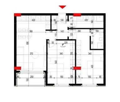 Apartment 2+1 zu verkaufen 111.600 euro