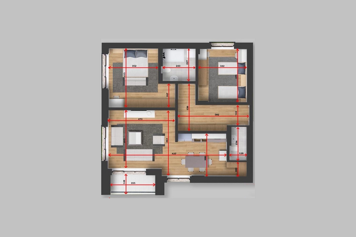 Wohnung 100,7m² zum #verkauf in Veternik. (3)