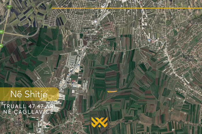 Terreno de 47,47 ari à venda em Çagllavicë