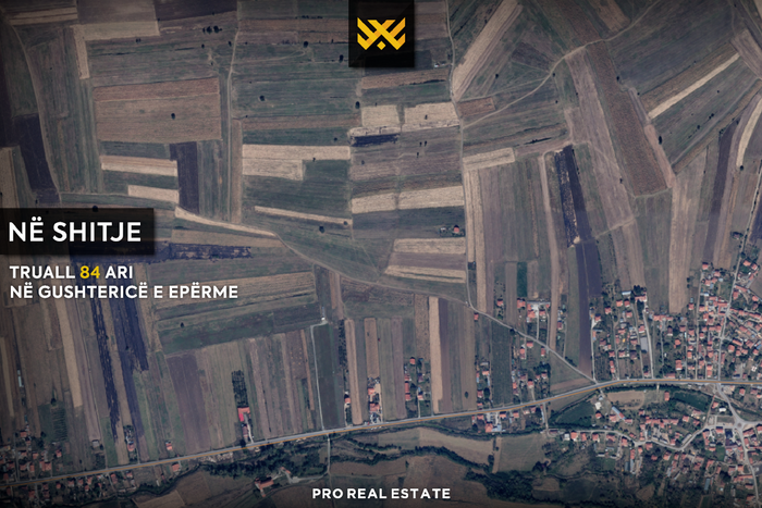 Terreno di 84 ari in vendita a gushtericë e epërme