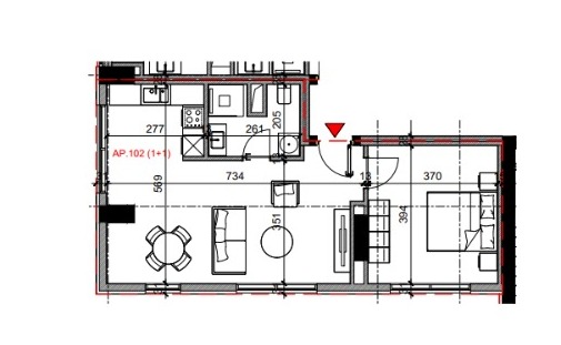 Sale | 1 + 1 apartment | rruga bardhyl | 180480 €