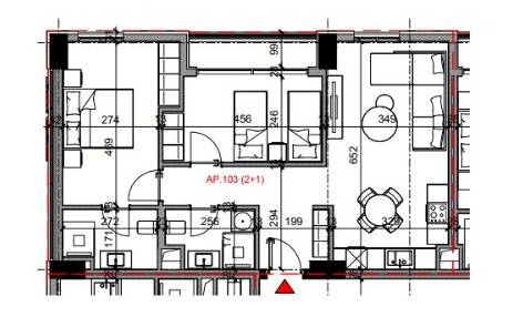 Sale | 2 + 1 apartment | rruga bardhyl | 236880 €