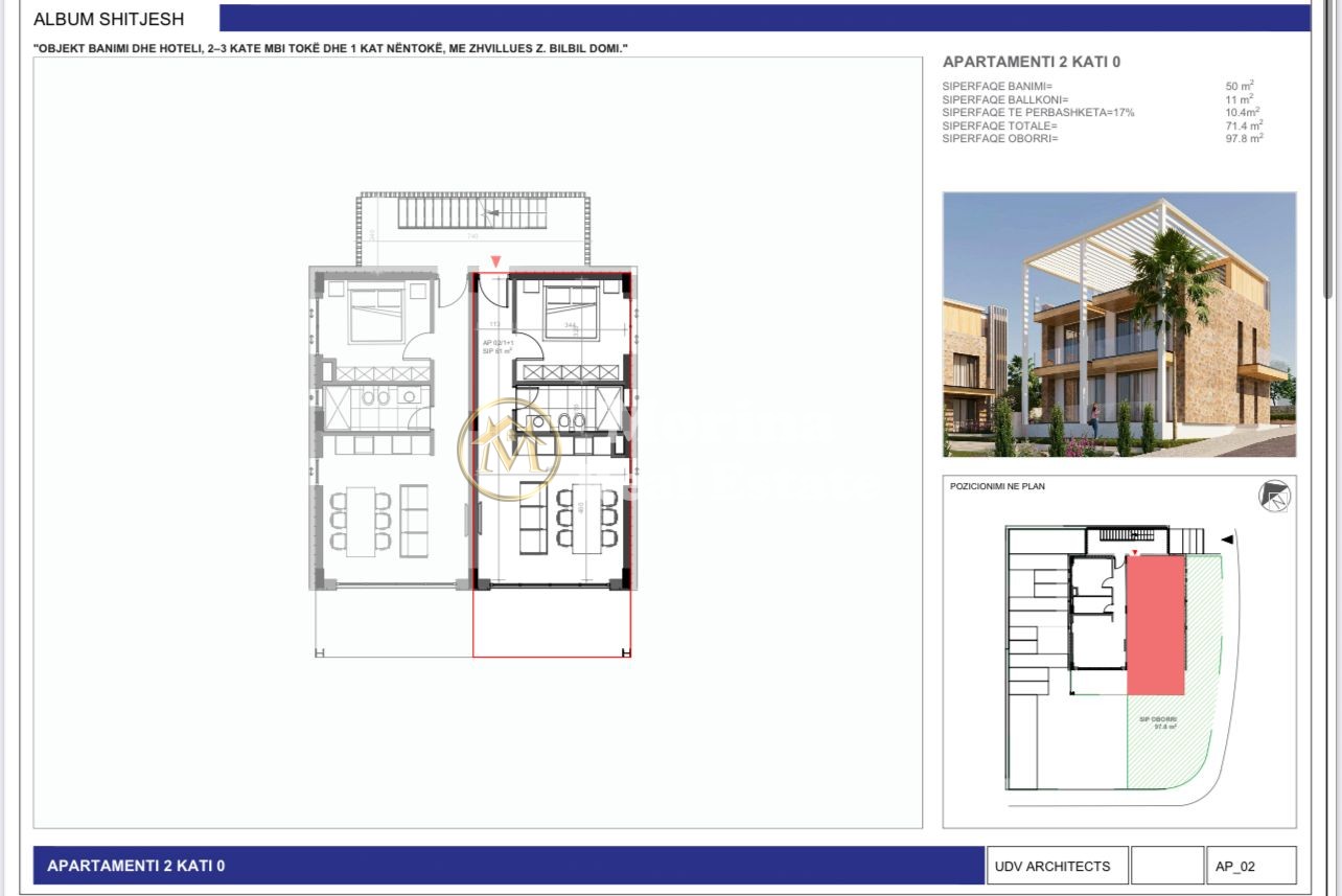 Shitje | 2 apartamente ne vilë, | dhermi | 550000 €