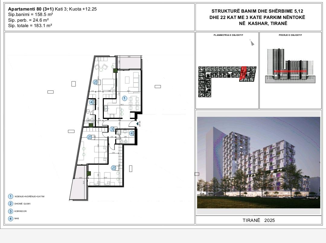 Venda | apartamento 3 + 1 | Astir | 1 €