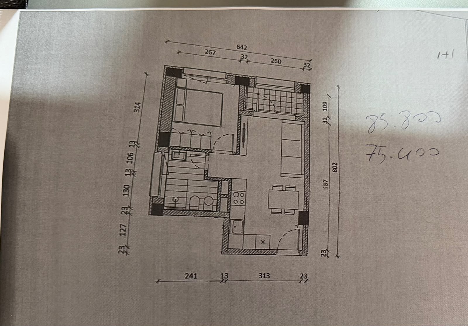 Verkauf | 1 + 1 apartment | kadiu residence | 85.800 €