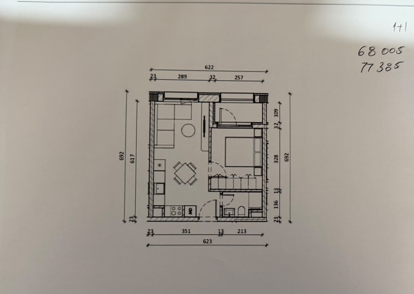 Verkauf | 1 + 1 wohnung | kadiu residence | 77.400 €