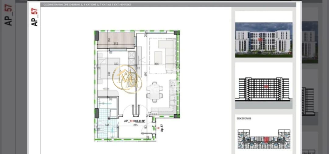 Verkauf | 1 + 1 wohnung | kamëz | 60.000 €