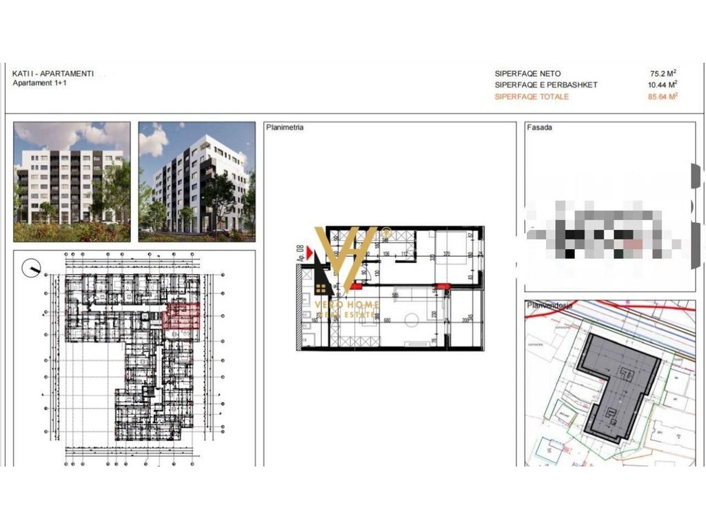 Appartamento 1+1+blk in vendita a platinium 2, paskuqan 86.000 euro