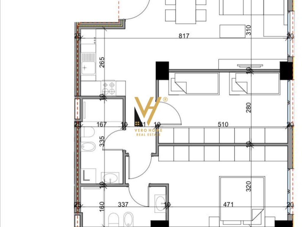 Appartement à vendre 2+1+balcon à paskuqan 111 150 euros (2)