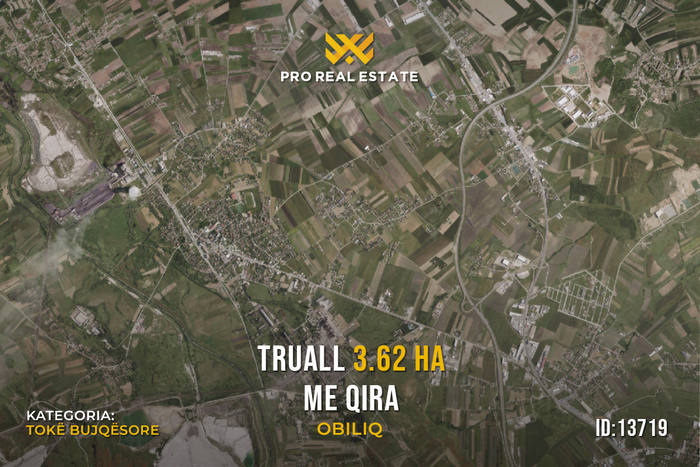 Truall 3.62 ha for #rent in Obiliq