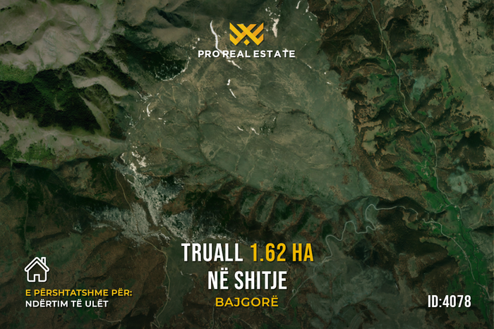 Truall 1.62 ha for sale in bajgorë