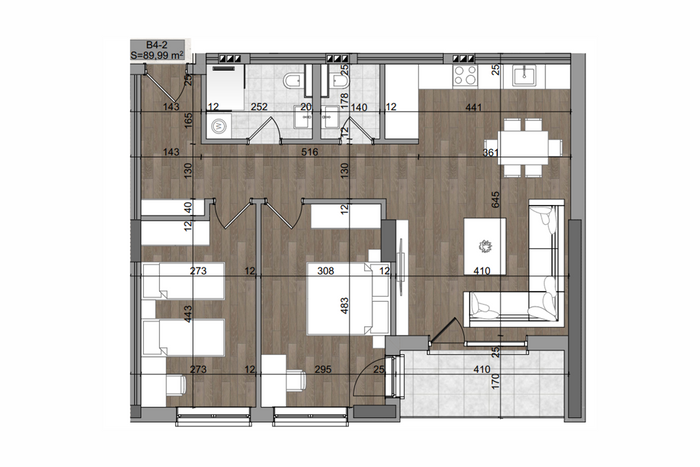 Apartamento de 89,99m² en venta en Prishtina e Re
