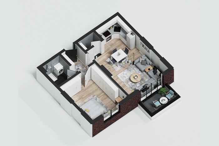 Wohnung 67,73m² zum #verkauf in Prishtina e Re